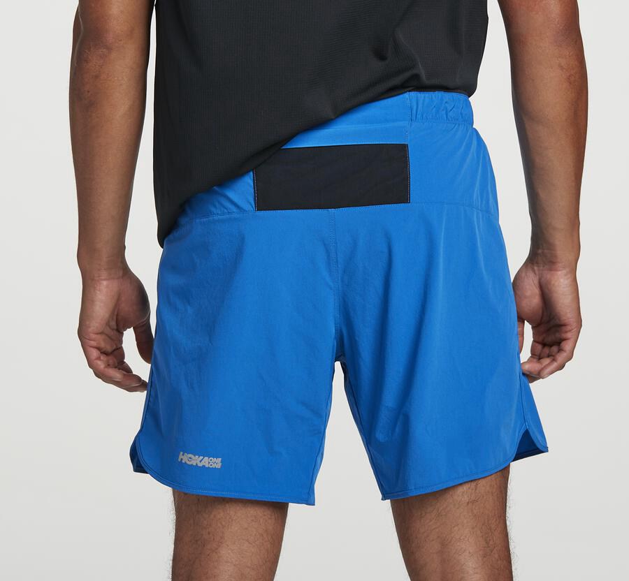 Hoka One One Performance Shorts Herr - Blå - QJHPL-7215